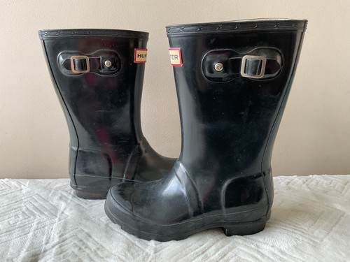 Hunter boots kids black - boots,