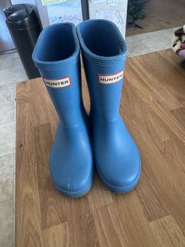 Hunter blue wellies - c9, uk9
