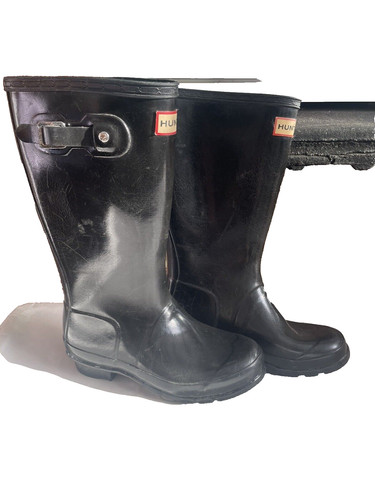 Hunter kid black wellies - kid's,