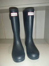 Hunter Navy Blue Welly Boot