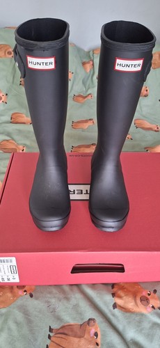Hunter wellies size - wellies, black