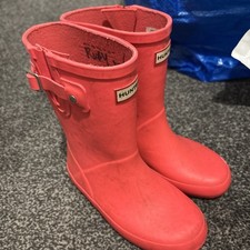 Hunter wellies kids Red . Uk